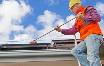 Elmers Marsh soft wash roof cleaning